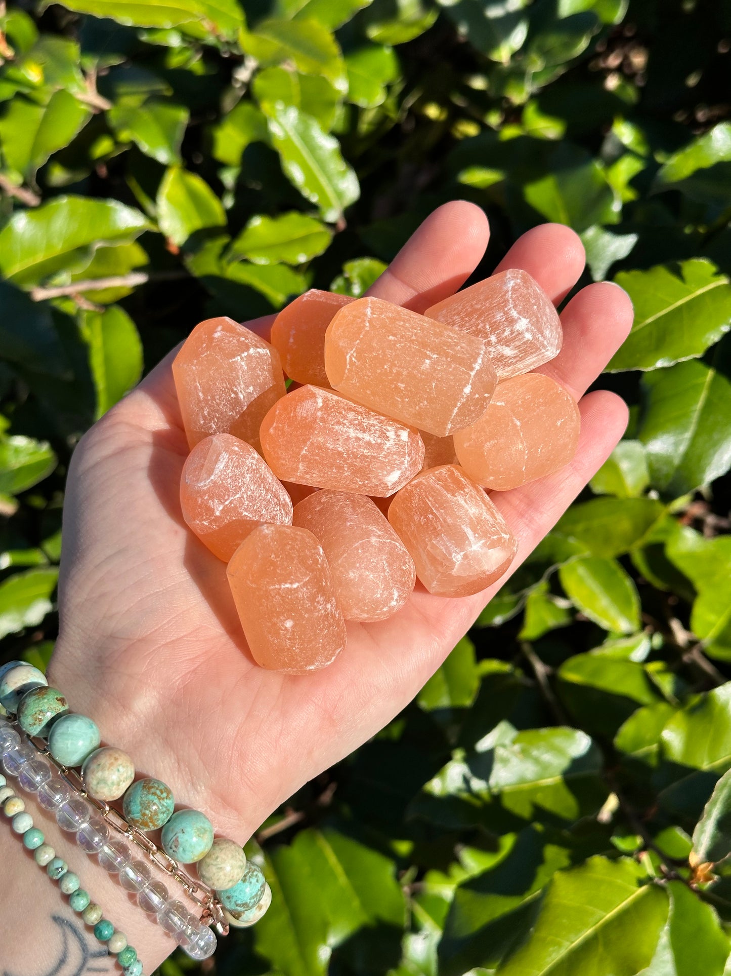 ORANGE SELENITE MINIS