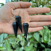 BLACK OBSIDIAN PENDULUM