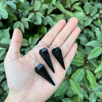 BLACK OBSIDIAN PENDULUM