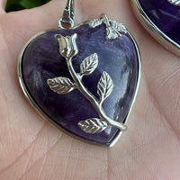 AMETHYST HEART PENDANT