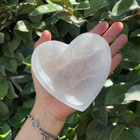 SELENITE CRYSTAL HEART BOWL