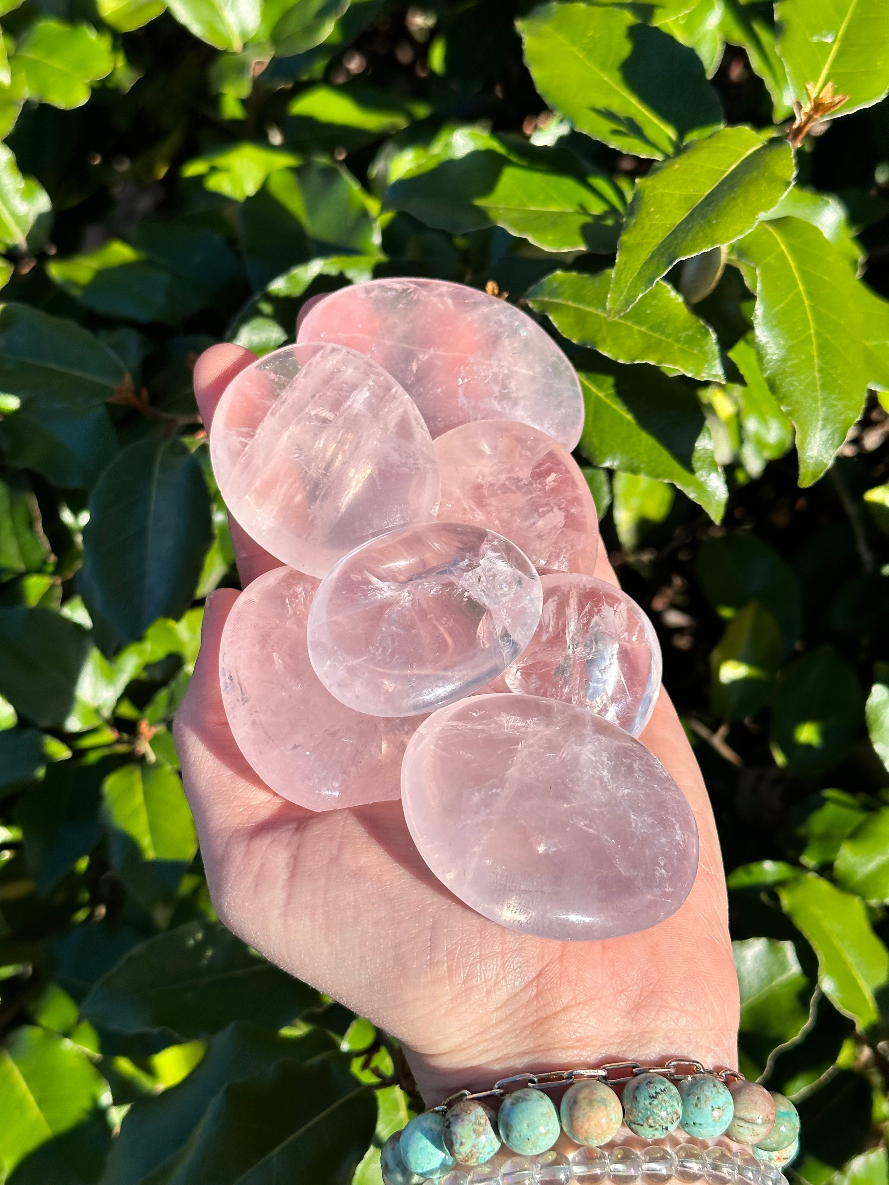 ROSE QUARTZ MEDALLION