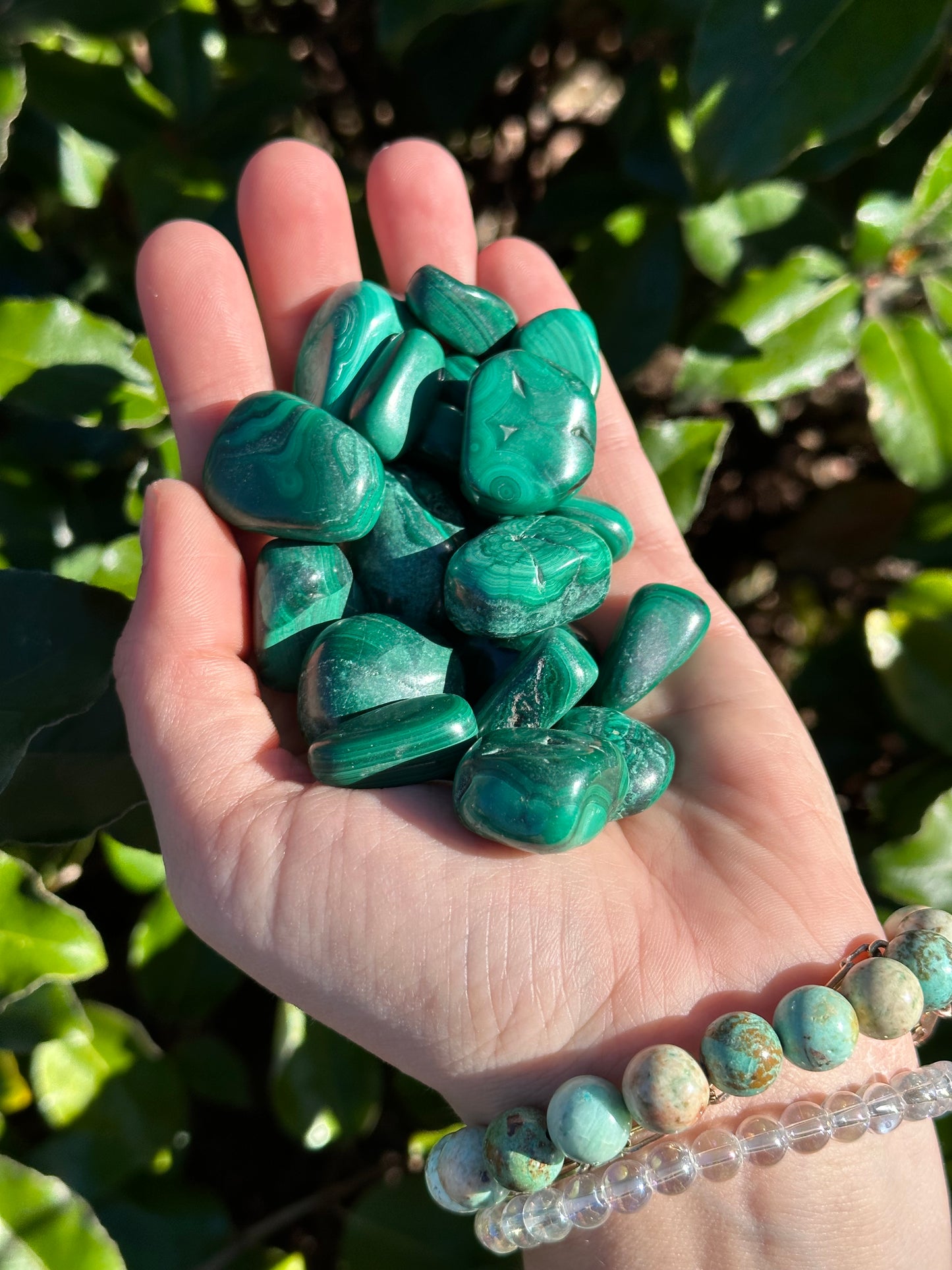 MALACHITE TUMBLED STONE