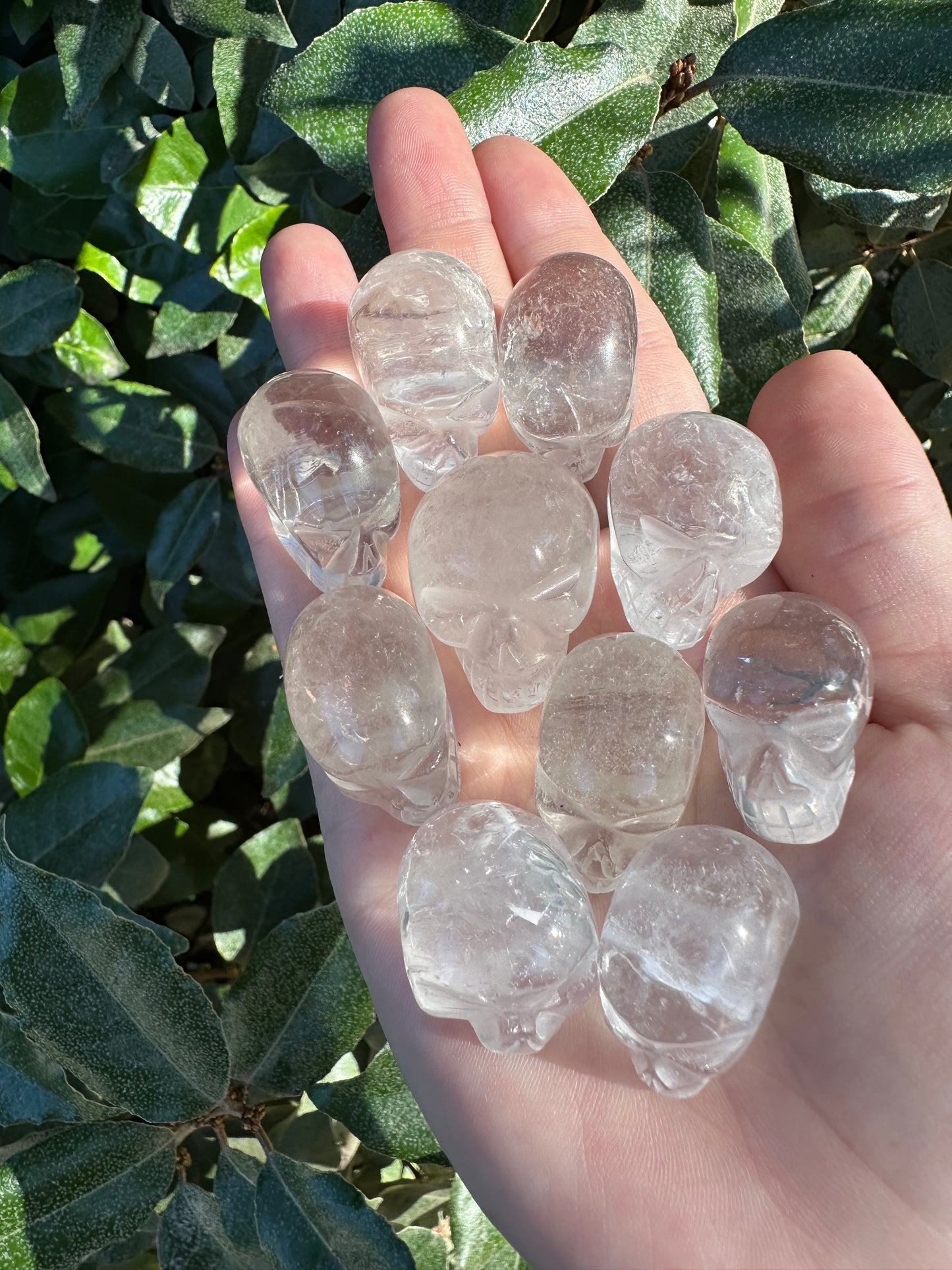 CLEAR QUARTZ SKULL