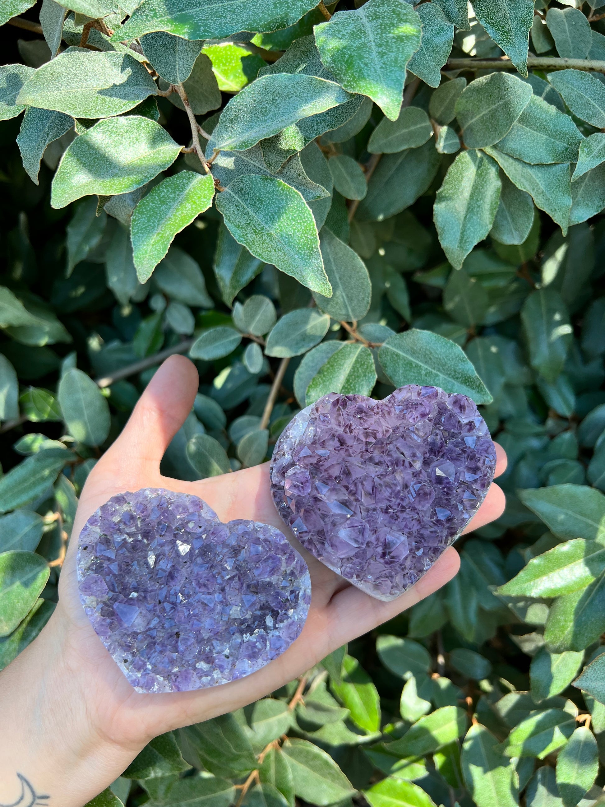 AMETHYST HEART GEODE