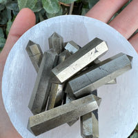 PYRITE DOUBLE TERMINATED POINT