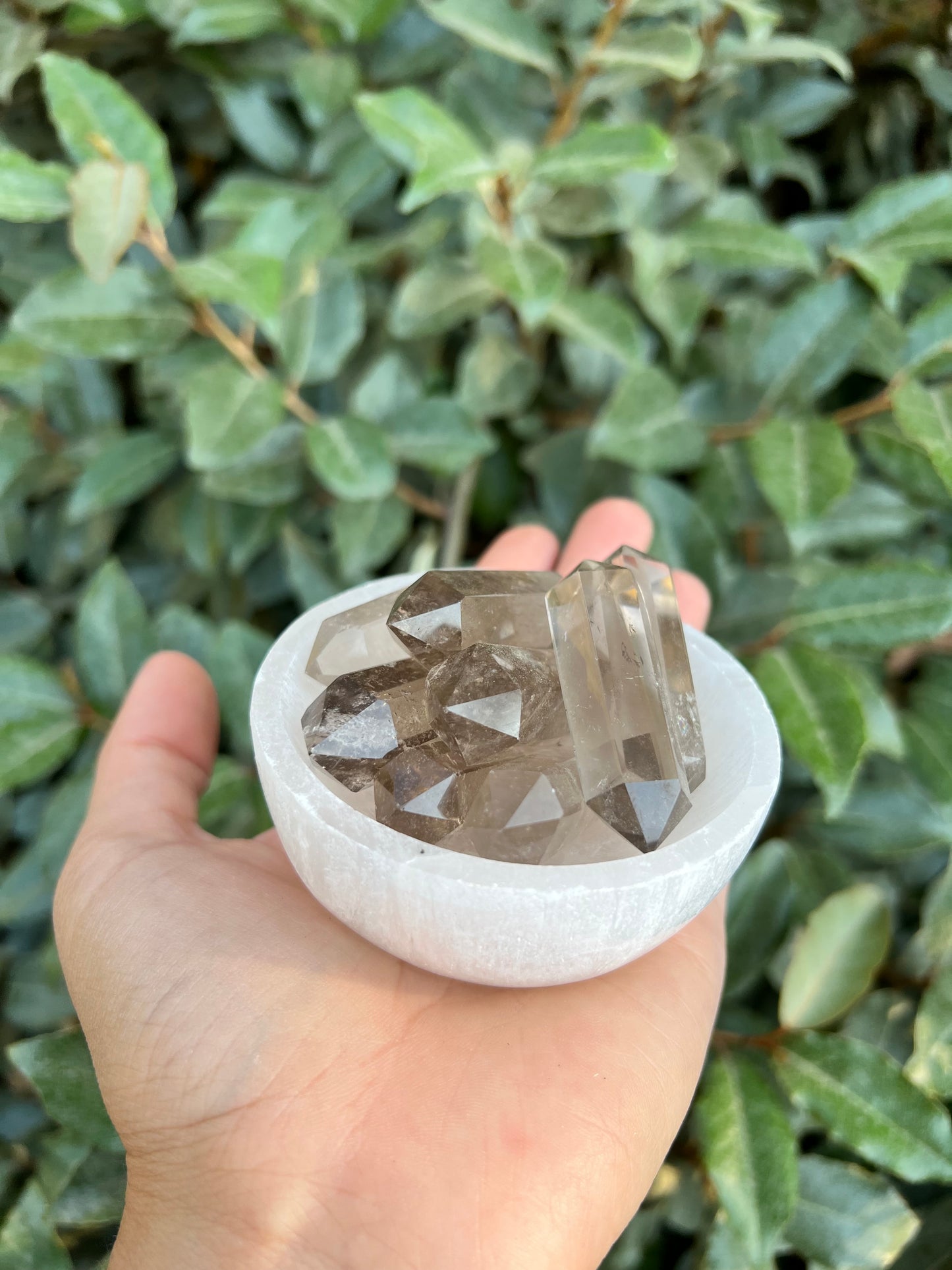 SMOKY QUARTZ DOUBLE TERMINATED POINT