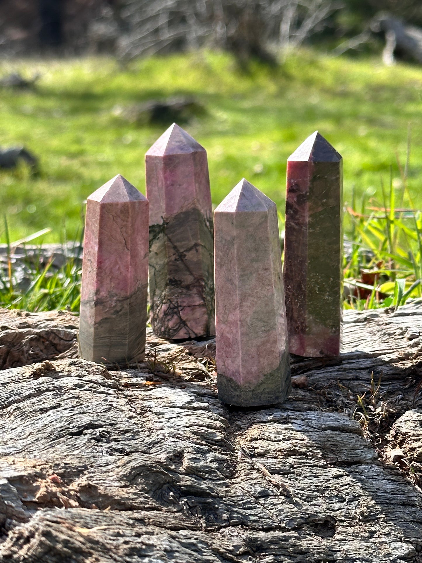 RHODONITE TOWER SM/MED