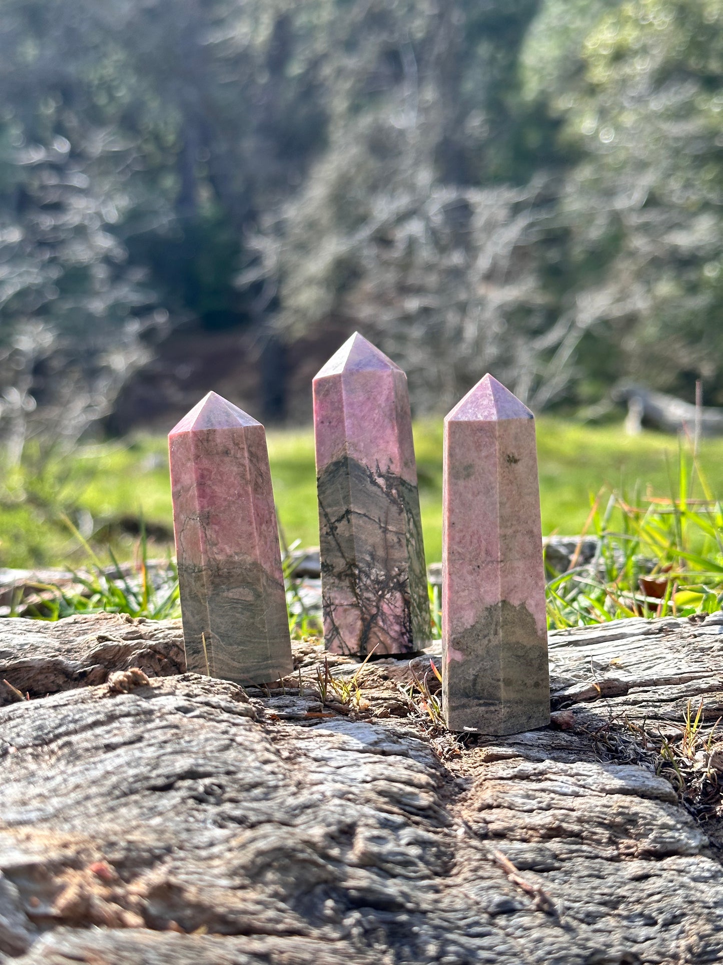 RHODONITE TOWER SM/MED