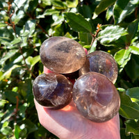 SMOKY QUARTZ EGG PALM STONE