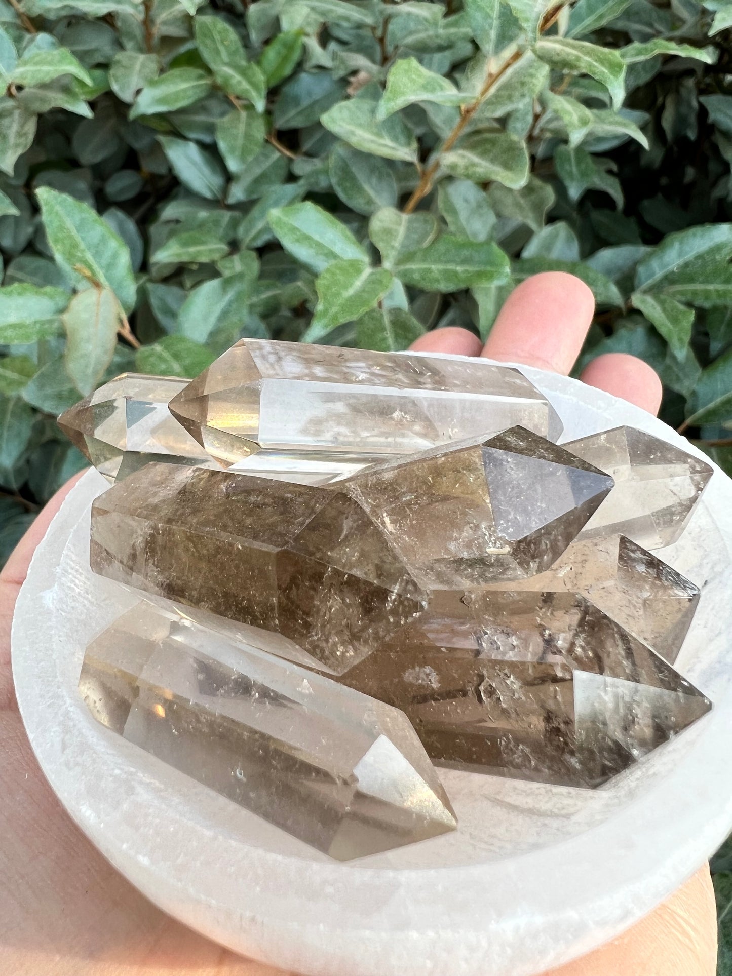 SMOKY QUARTZ DOUBLE TERMINATED POINT