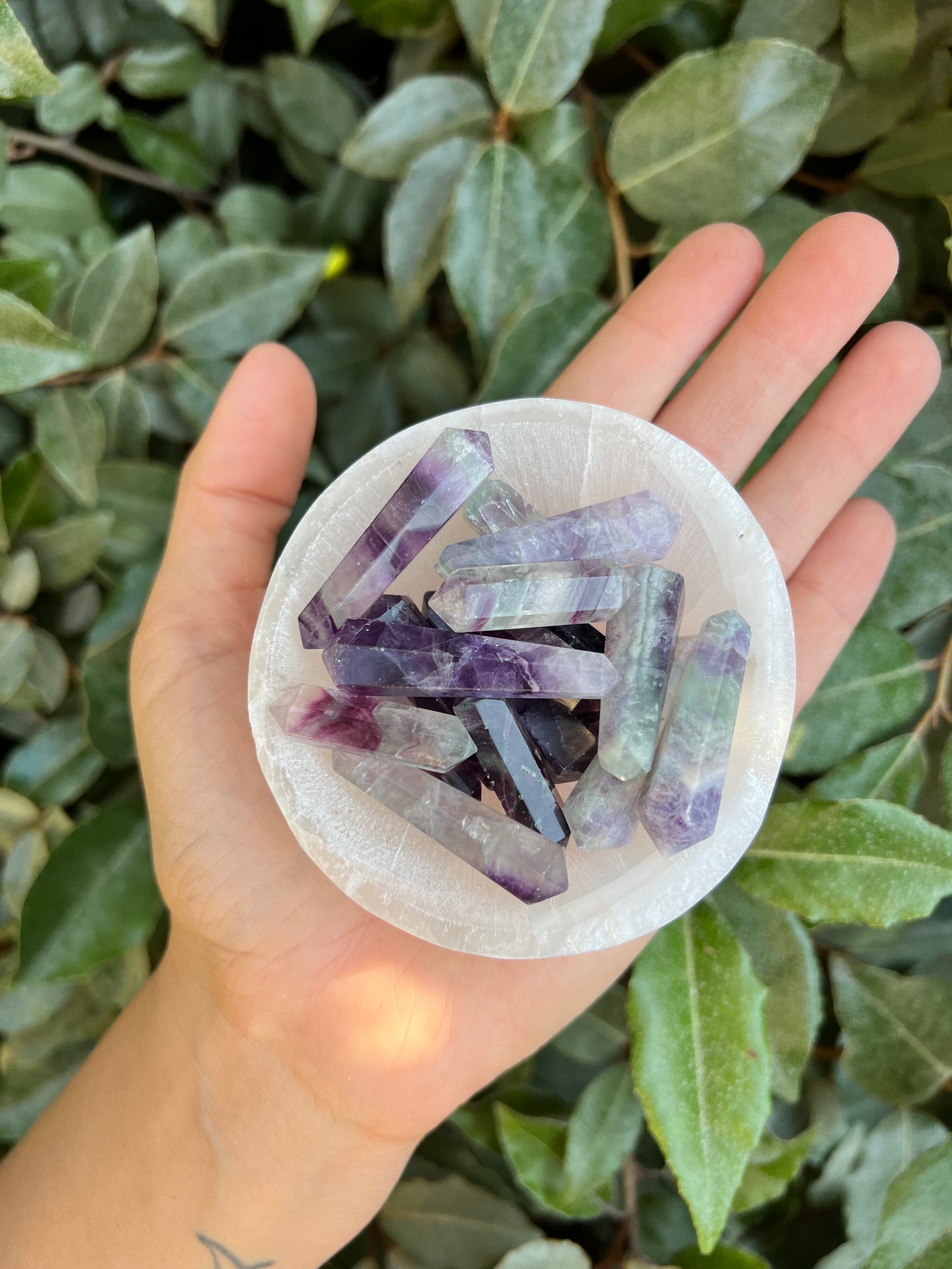 FLUORITE DOUBLE TERMINATED POINT