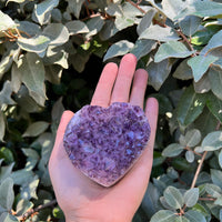 AMETHYST HEART GEODE