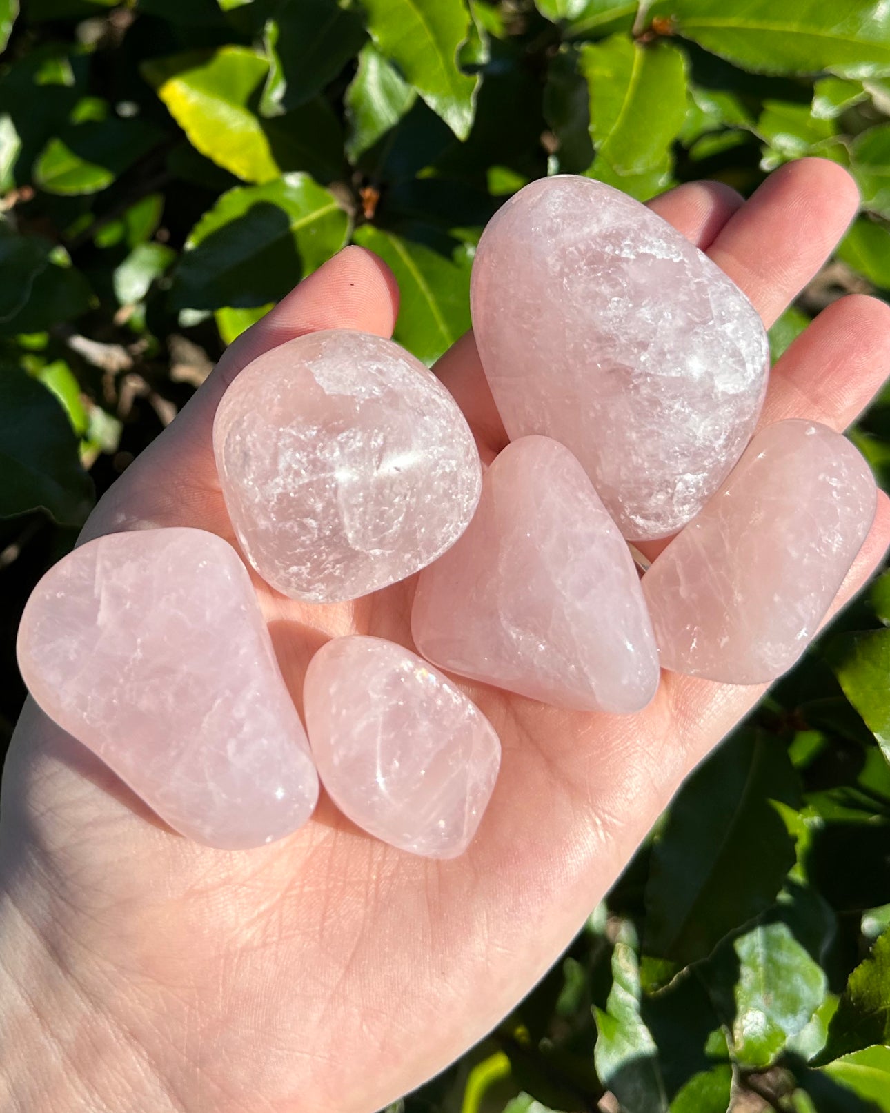 ROSE QUARTZ TUMBLED STONE