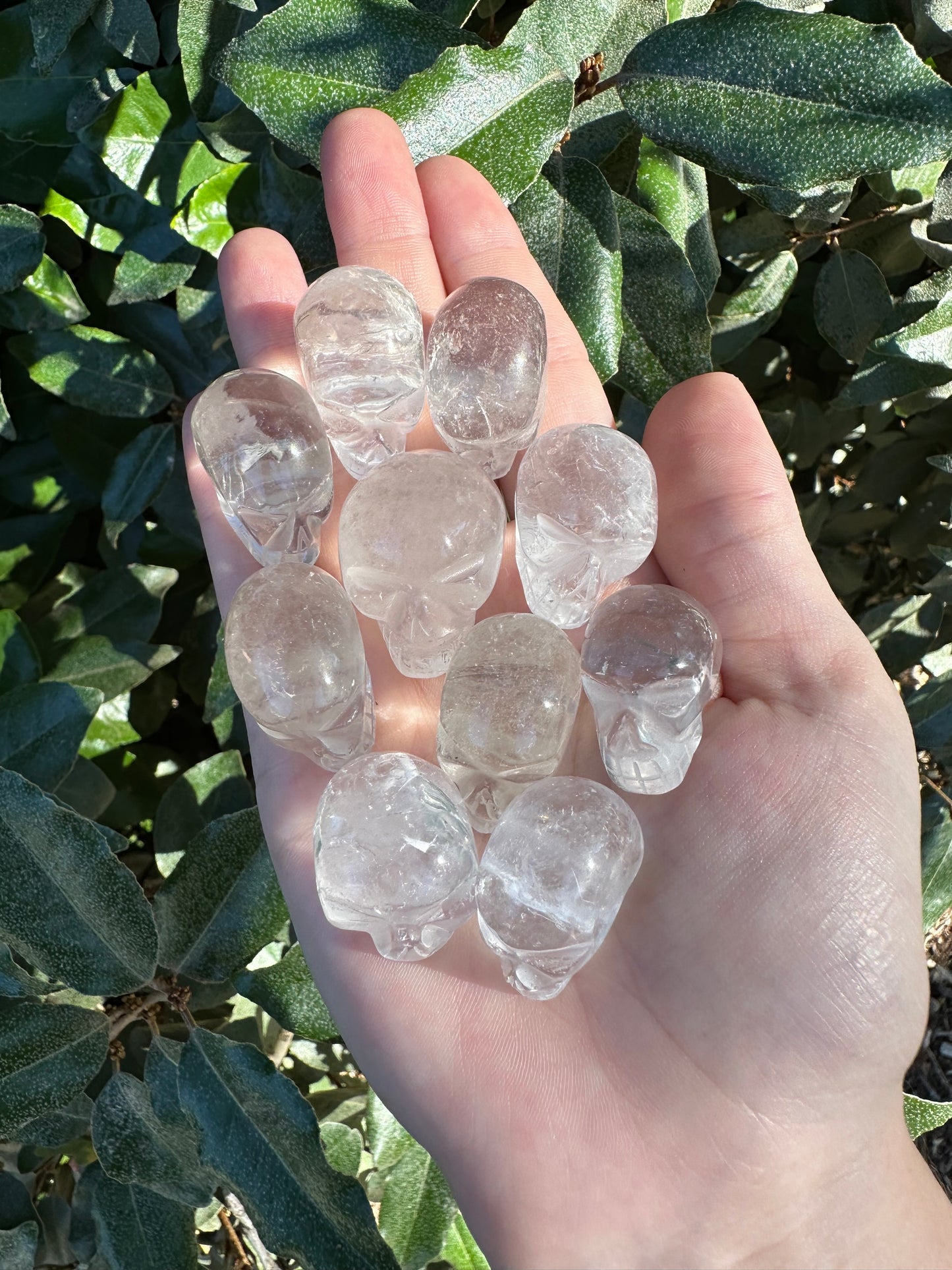 CLEAR QUARTZ SKULL