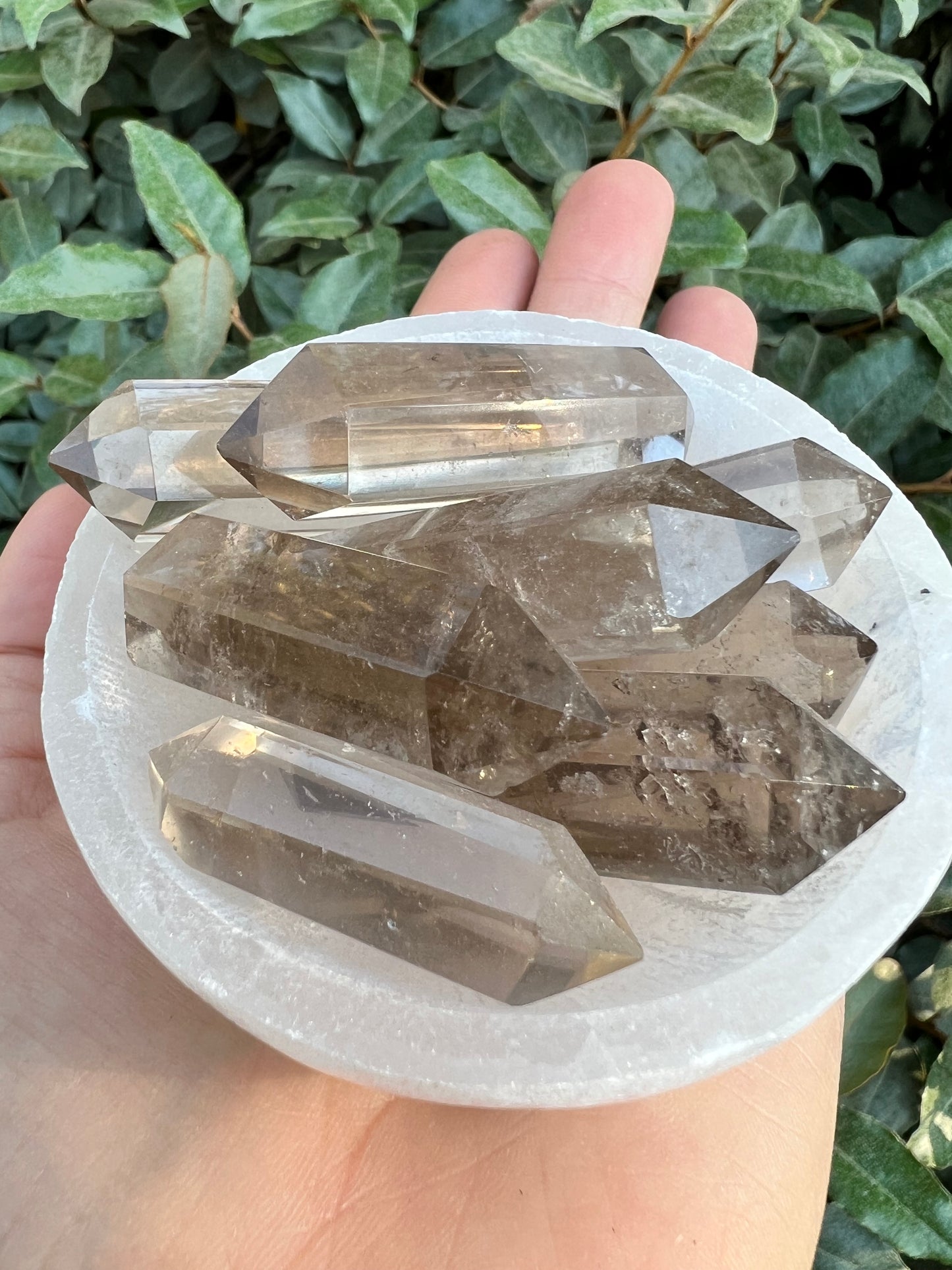 SMOKY QUARTZ DOUBLE TERMINATED POINT