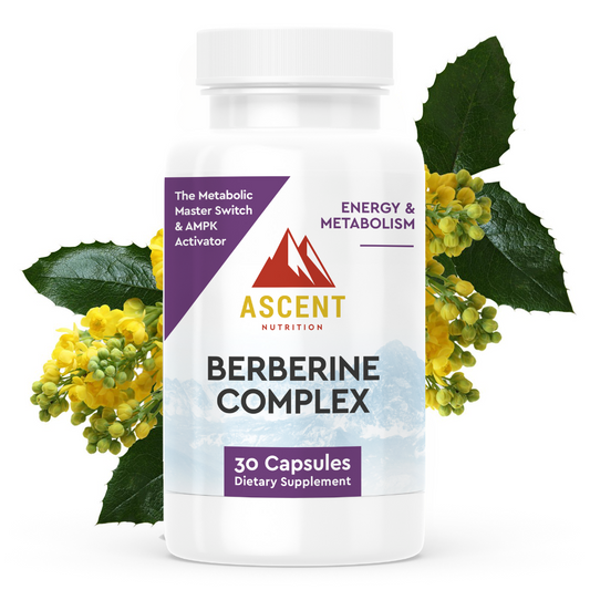 Berberine Complex, 30 Capsules, 500 mg each by Ascent Nutrition