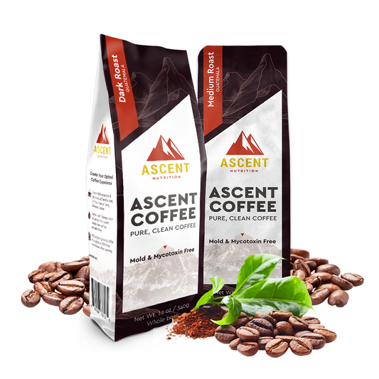 Ascent Organic Mycotoxin Tested Coffee, 12 oz Bag by Ascent Nutrition