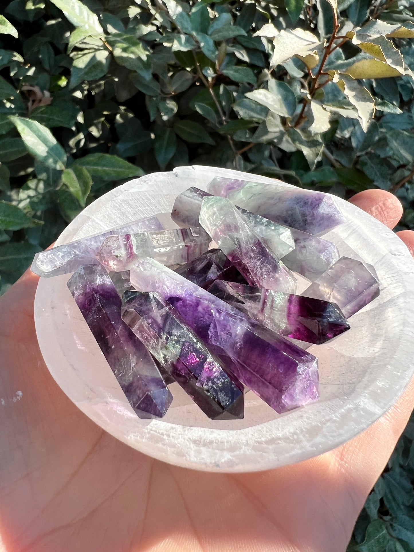 FLUORITE DOUBLE TERMINATED POINT