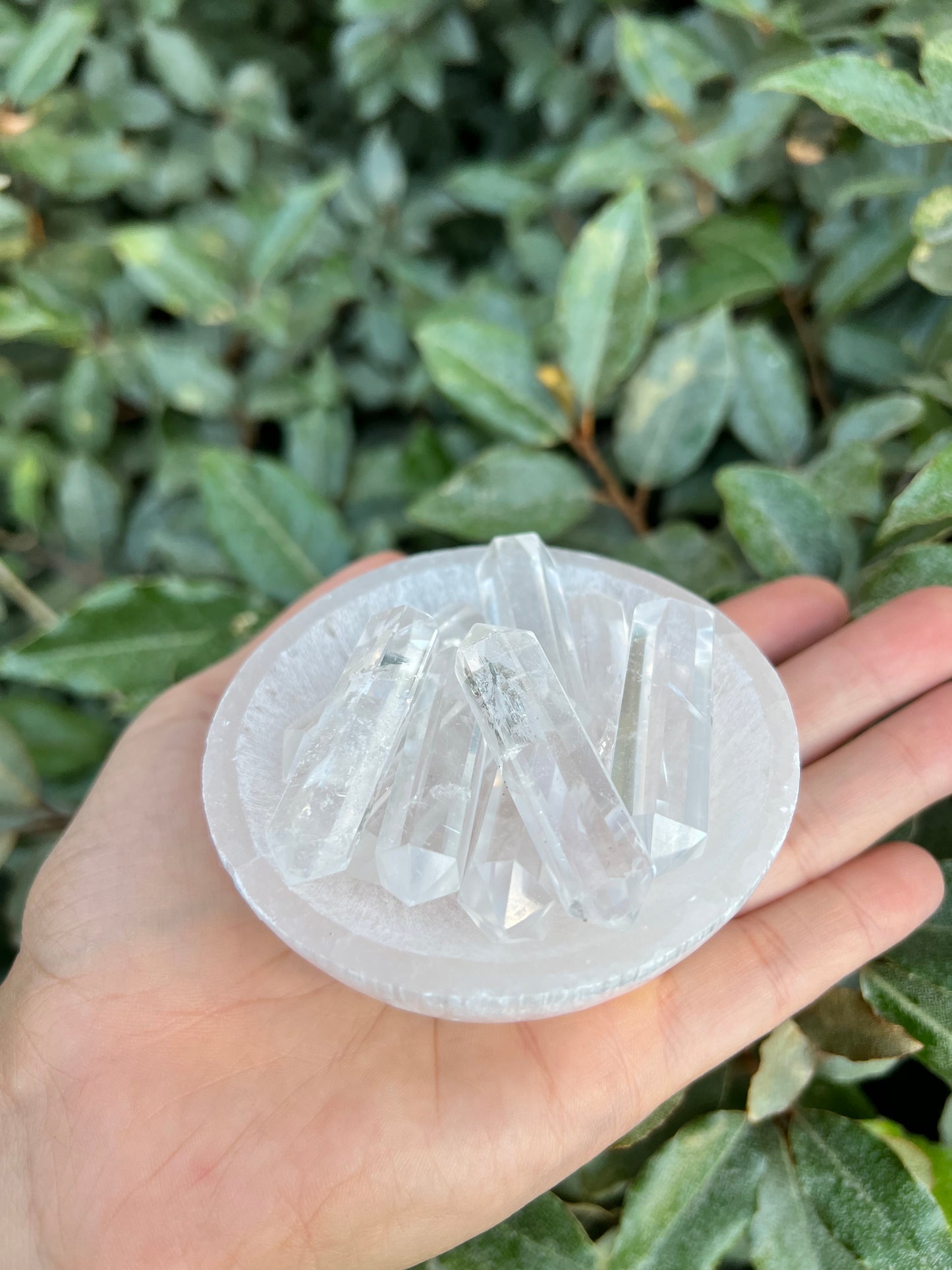 CLEAR QUARTZ DOUBLE TERMINATED POINT