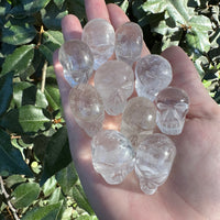 CLEAR QUARTZ SKULL