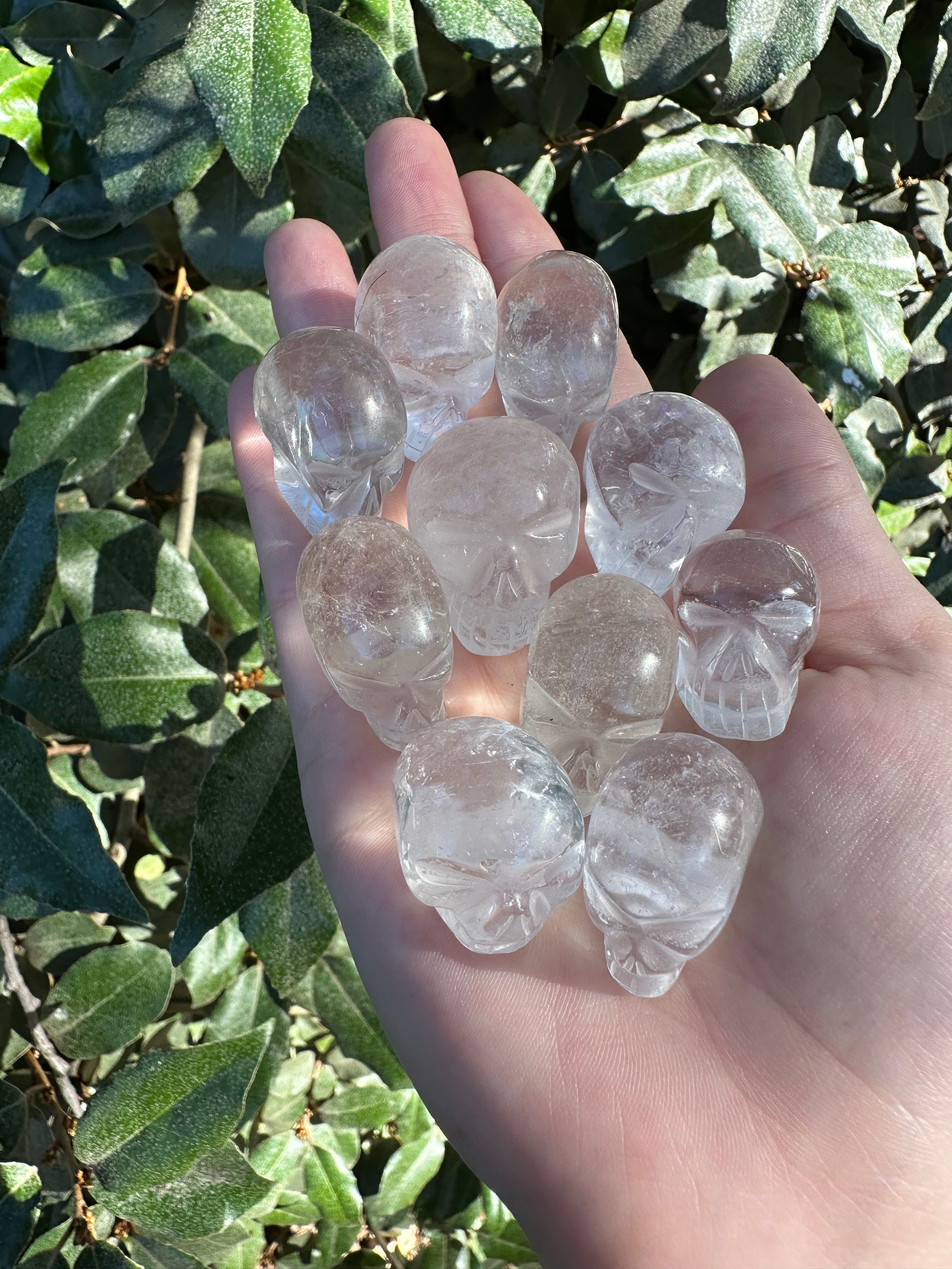 CLEAR QUARTZ SKULL