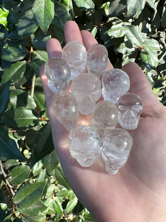 CLEAR QUARTZ SKULL