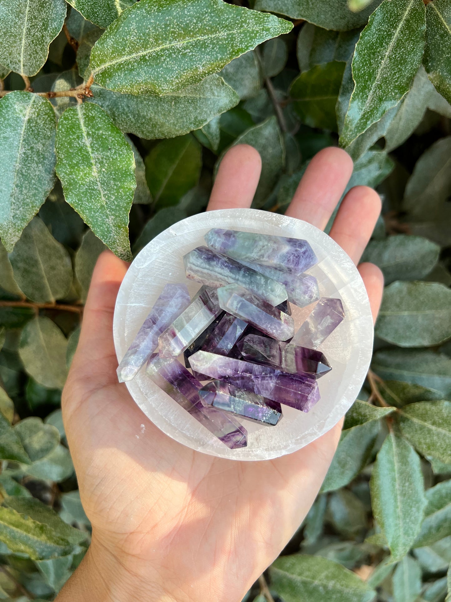 FLUORITE DOUBLE TERMINATED POINT