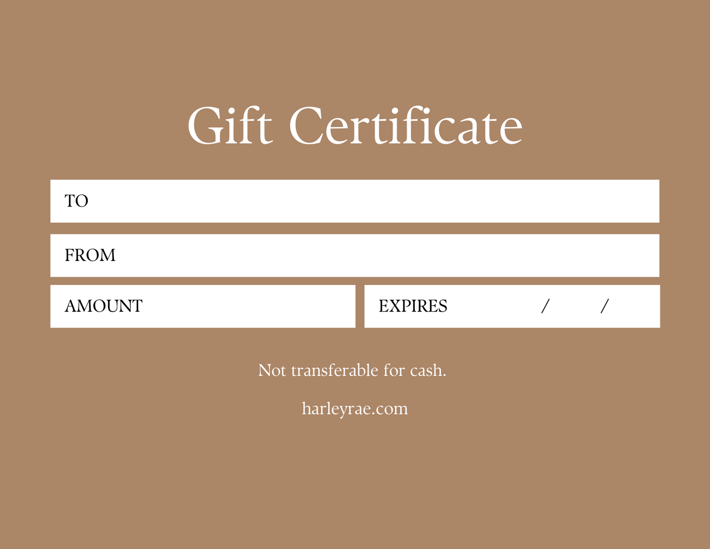 HarleyRae Gift Card