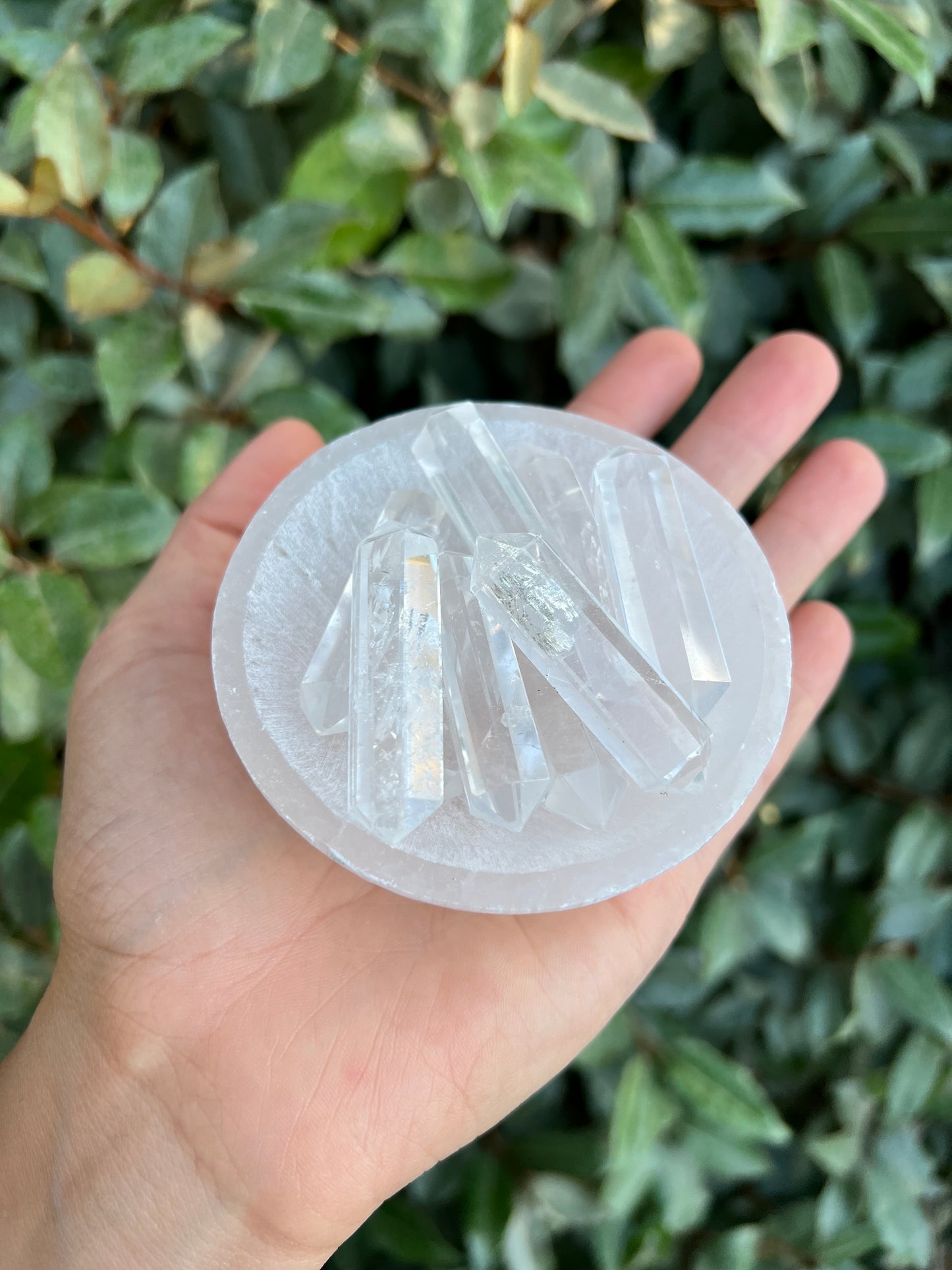 CLEAR QUARTZ DOUBLE TERMINATED POINT