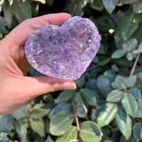 AMETHYST HEART GEODE