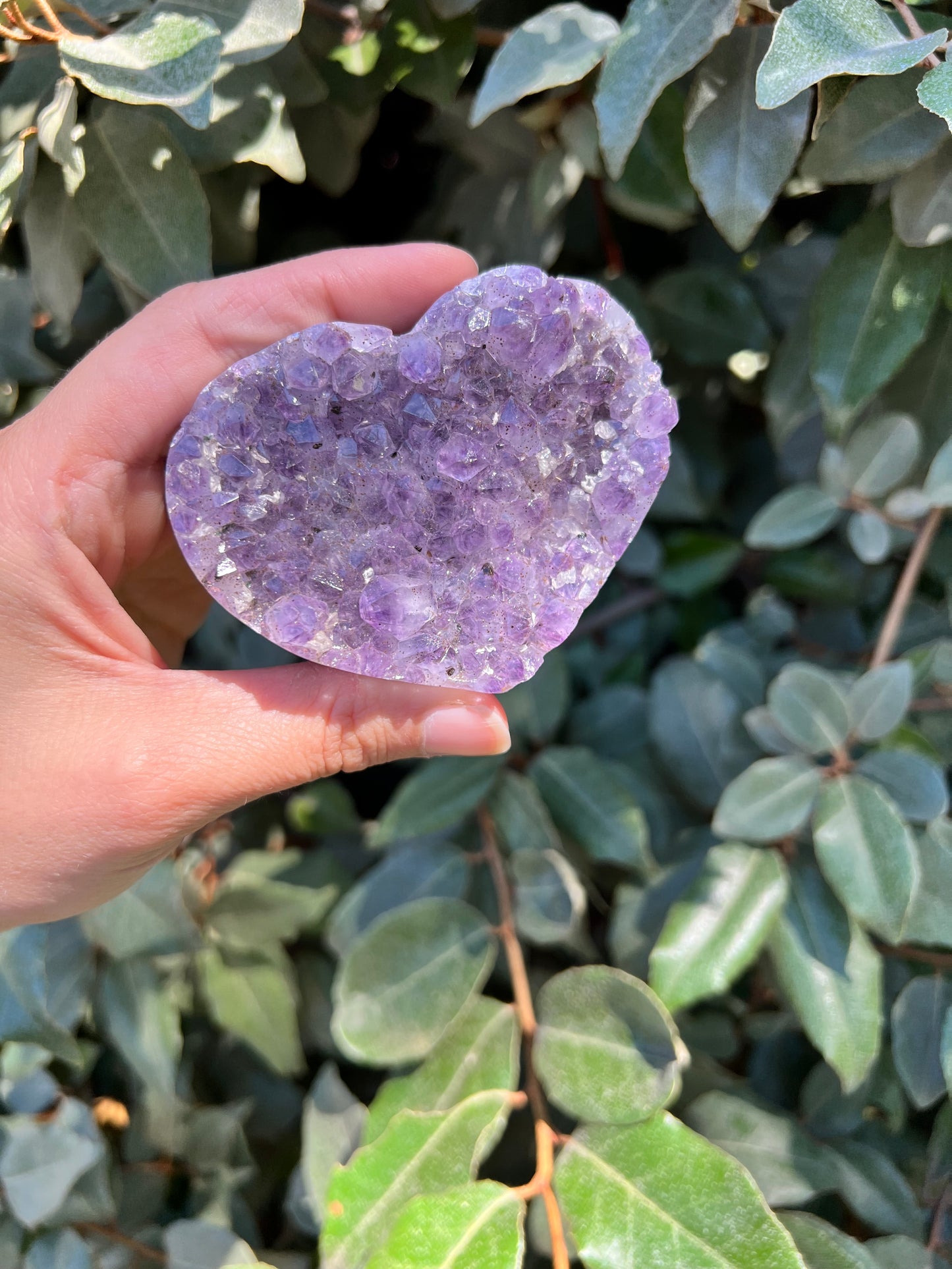 AMETHYST HEART GEODE