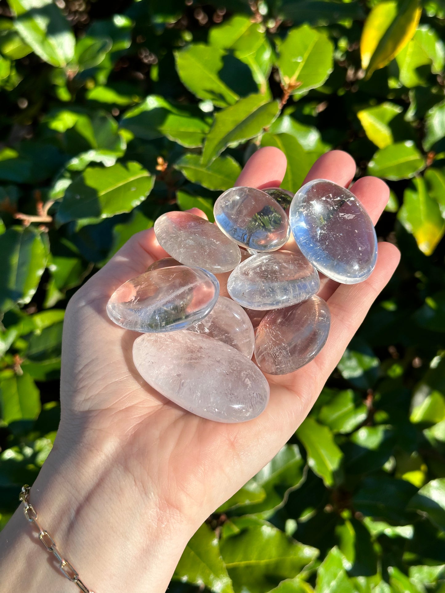 CLEAR QUARTZ MEDALLION