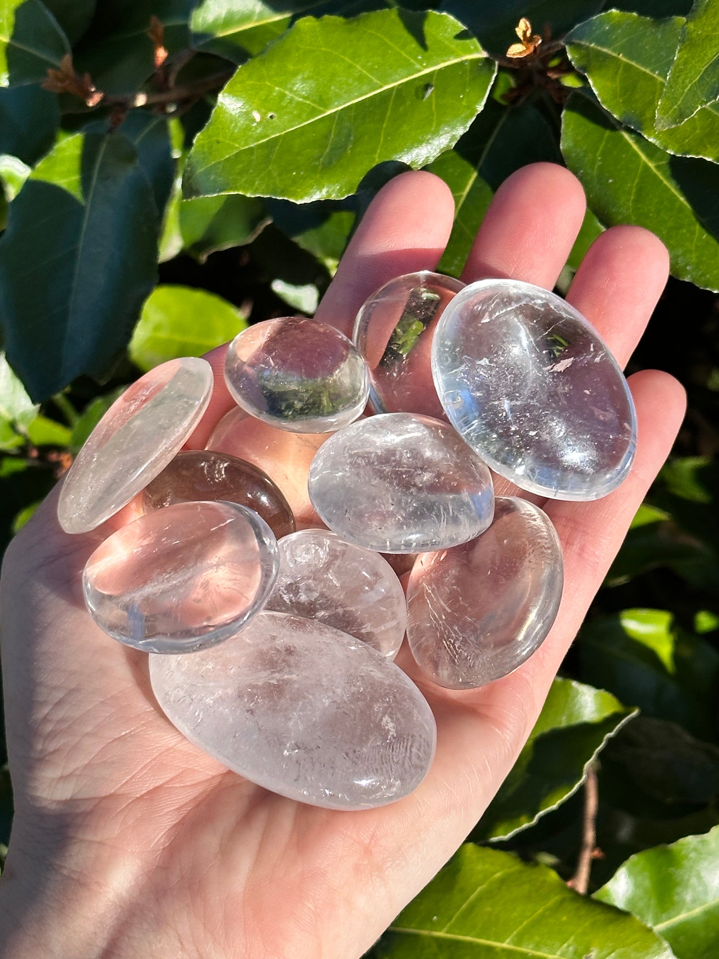 CLEAR QUARTZ MEDALLION