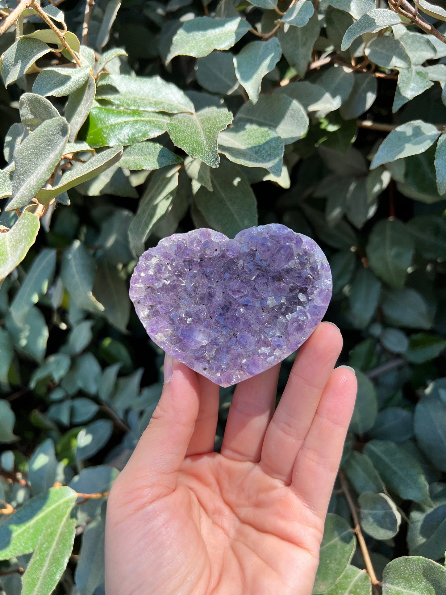 AMETHYST HEART GEODE