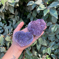 AMETHYST HEART GEODE