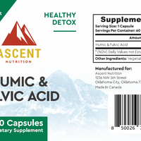 Humic & Fulvic Acid, 60 Capsules, 500 mg each by Ascent Nutrition