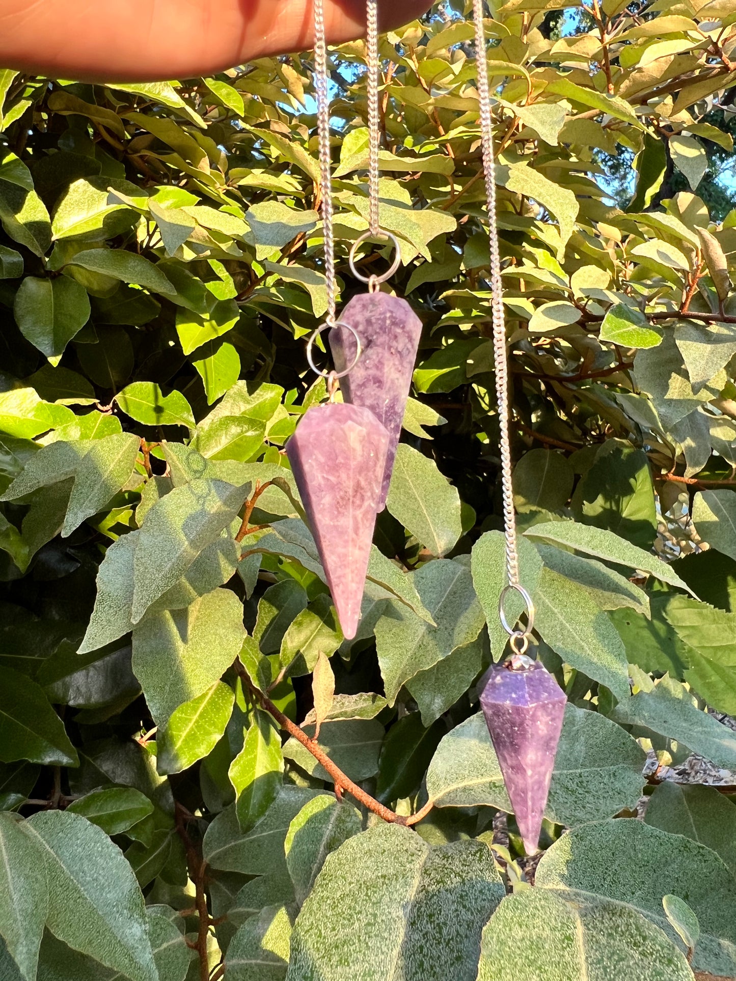 LEPIDOLITE PENDULUM