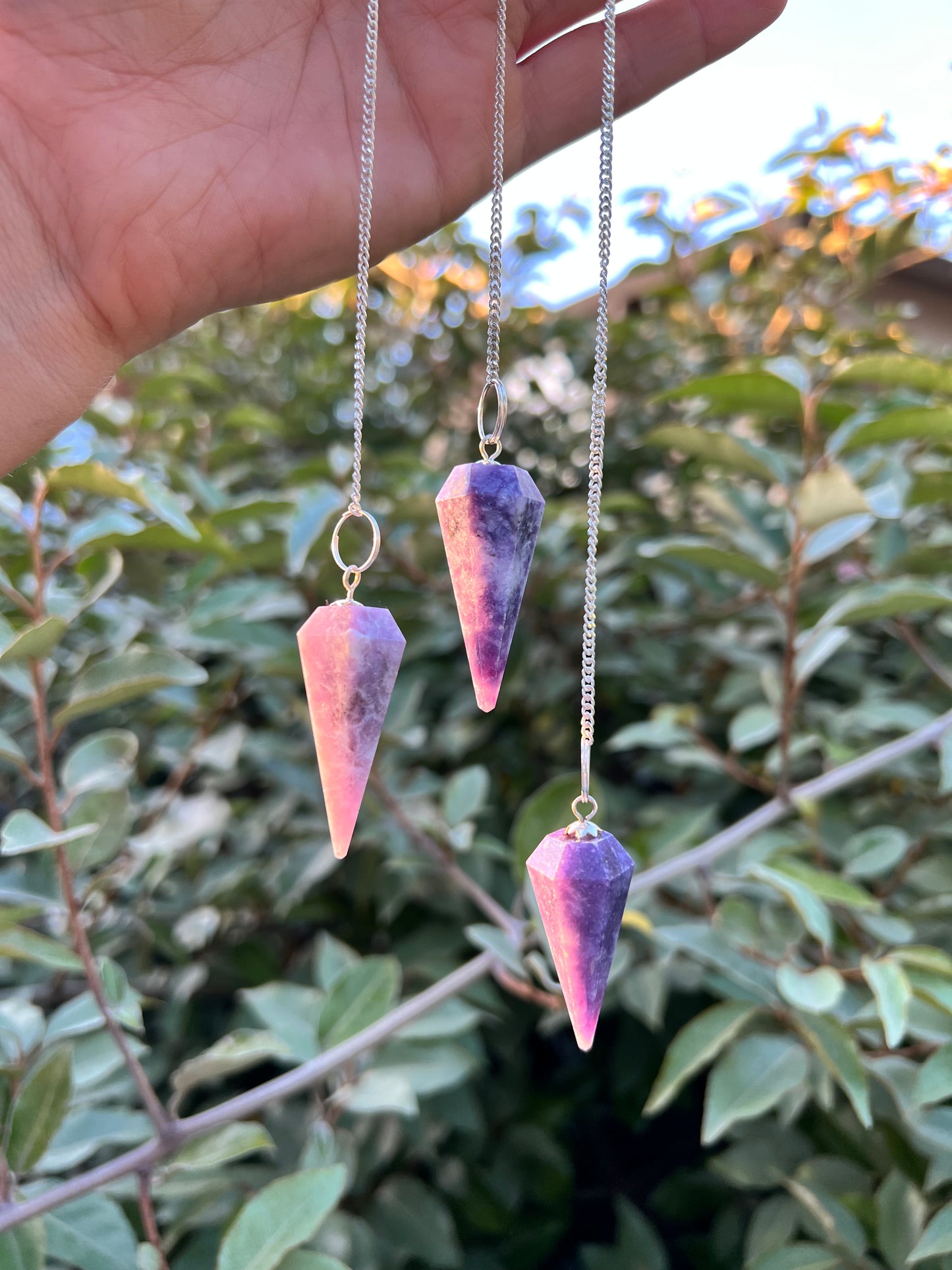 LEPIDOLITE PENDULUM