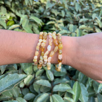 YELLOW OPAL NUGGET BRACELET