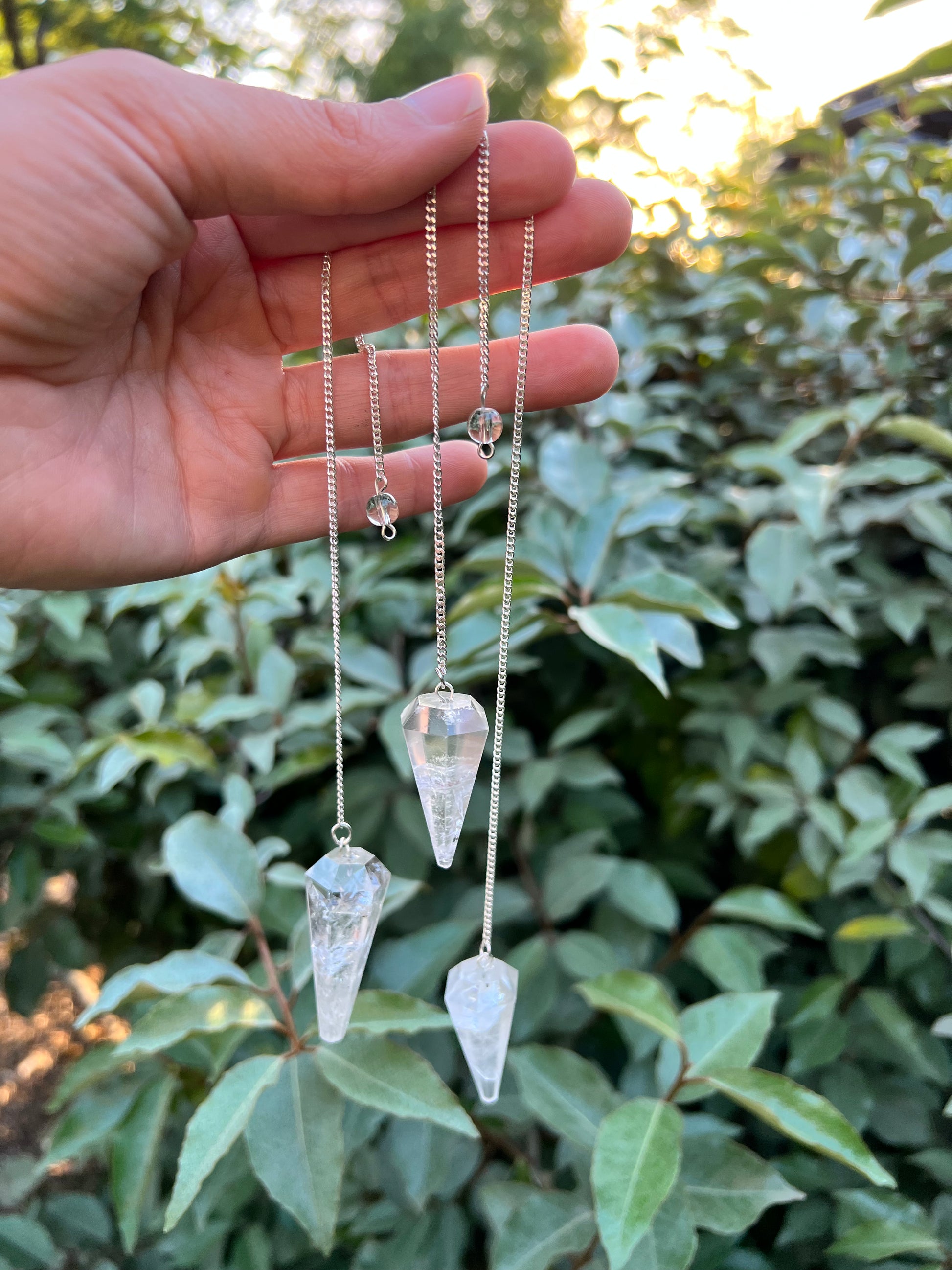 Clear Quartz Pendulum by HarleyRae