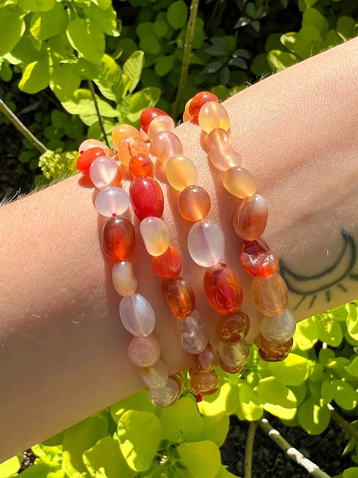 CARNELIAN NUGGET BRACELET