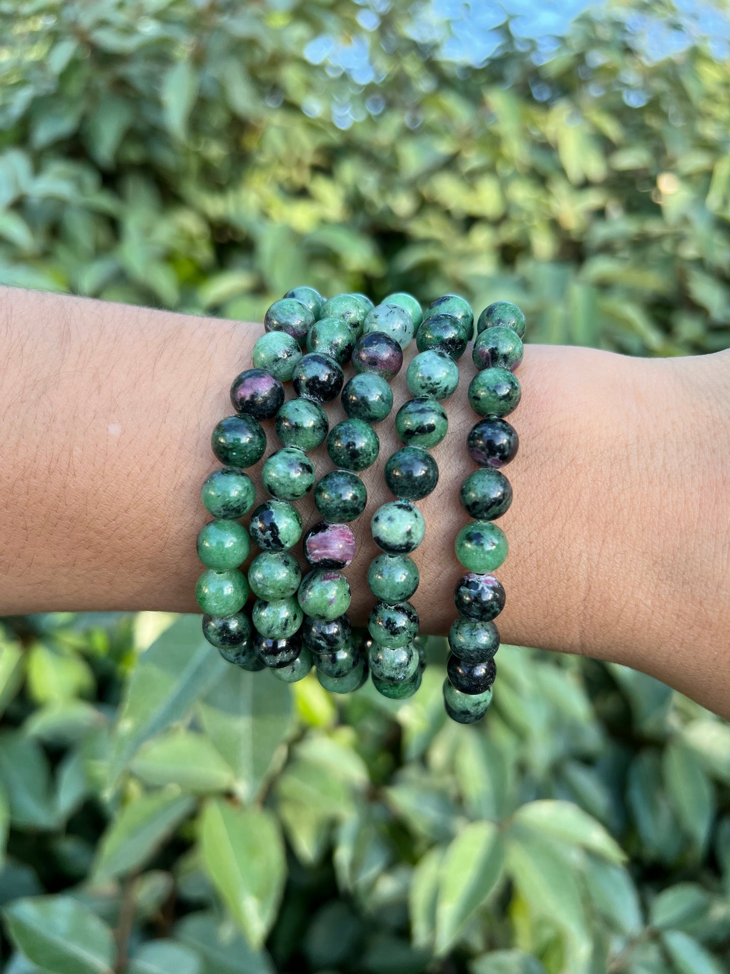 RUBY ZOISITE BRACELET