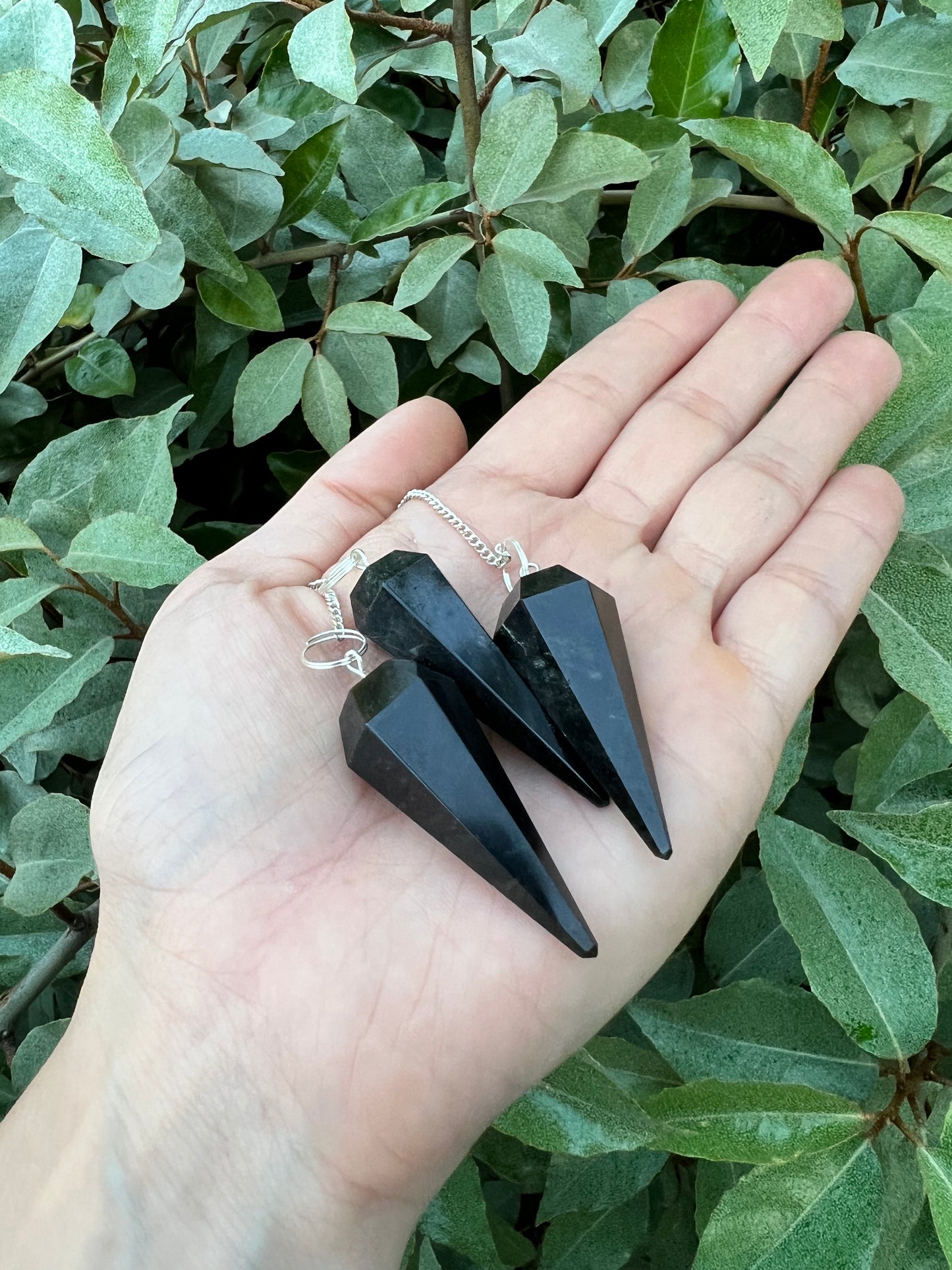 BLACK OBSIDIAN PENDULUM