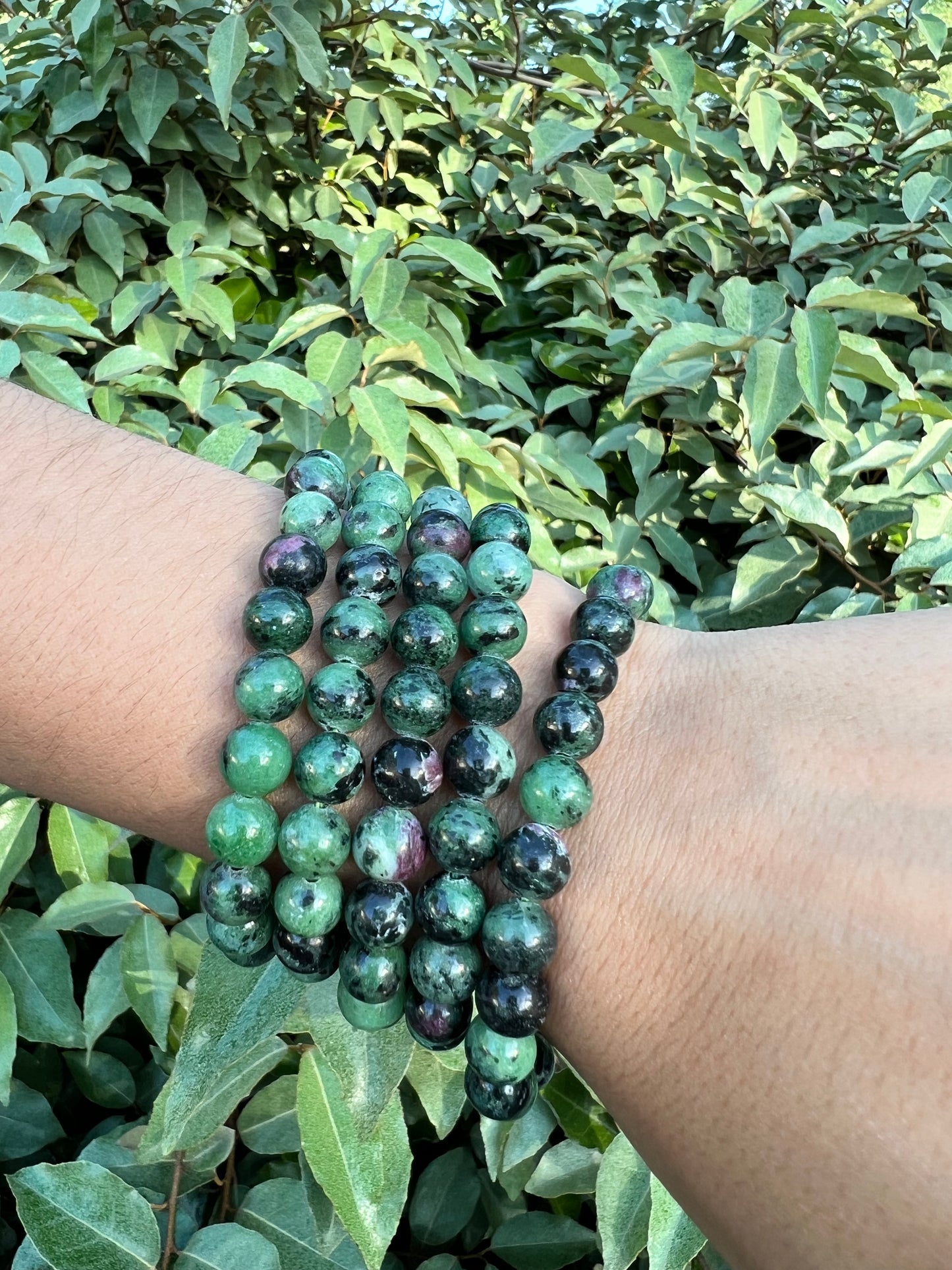 RUBY ZOISITE BRACELET