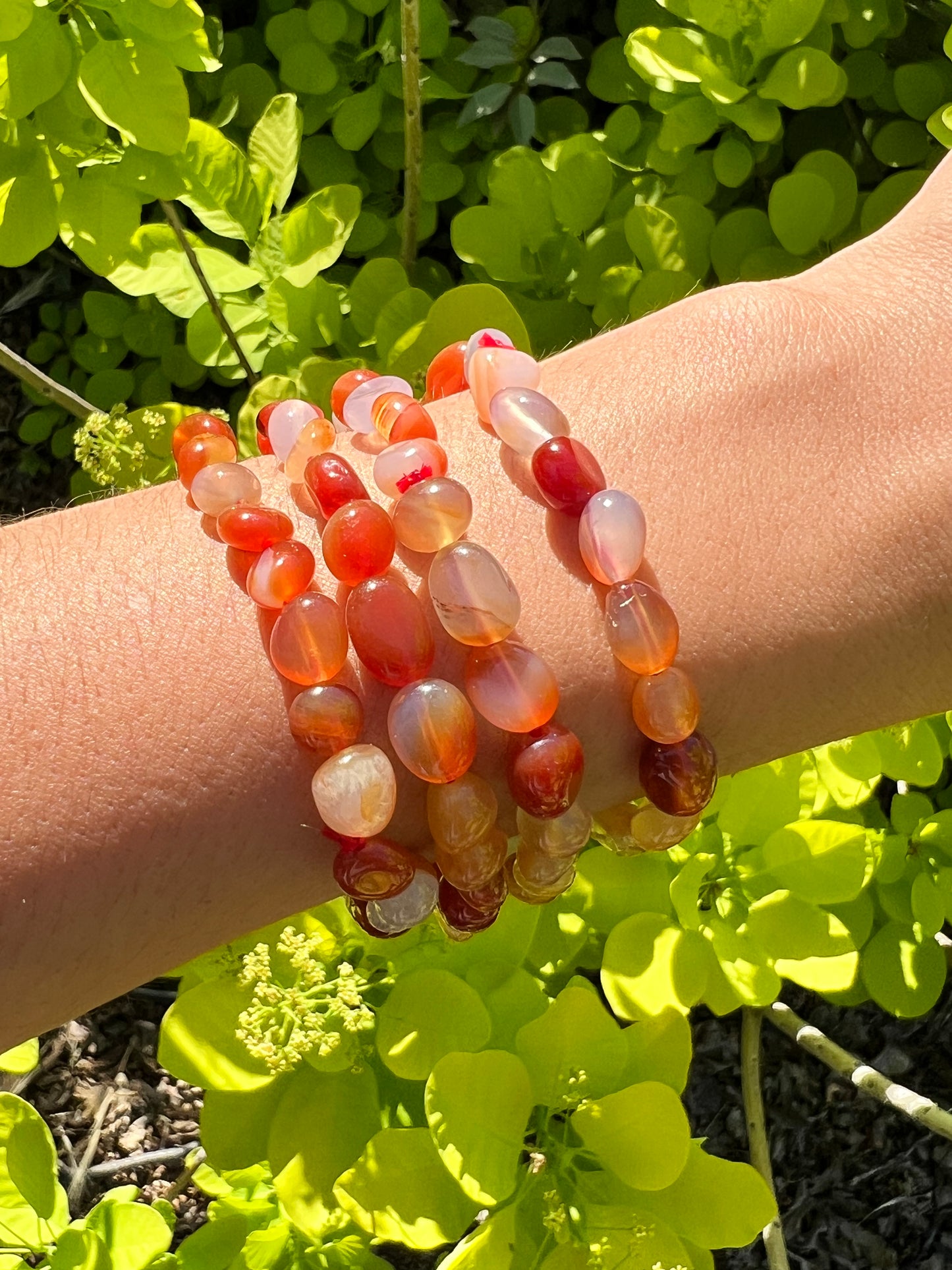 CARNELIAN NUGGET BRACELET