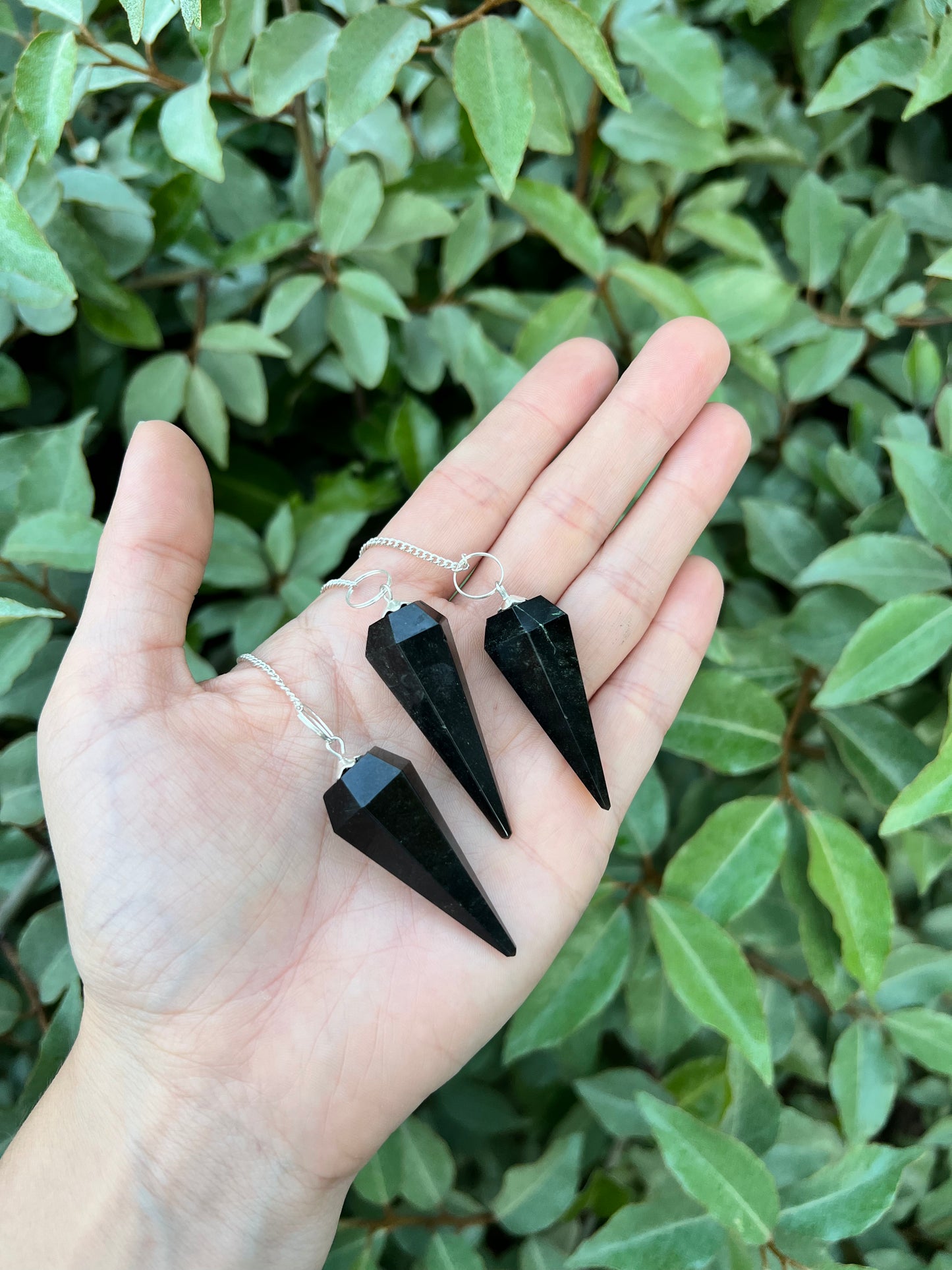 BLACK OBSIDIAN PENDULUM