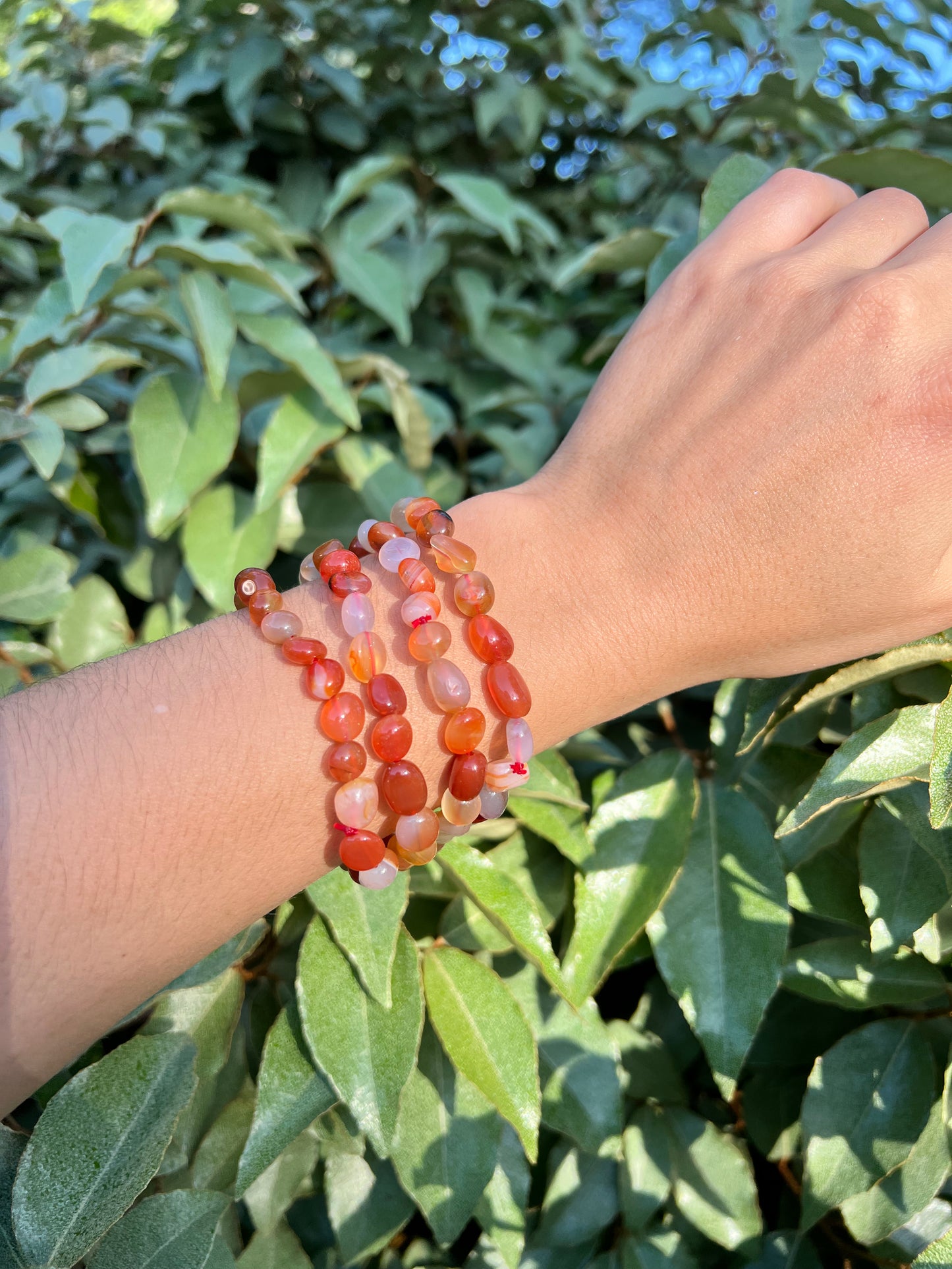 CARNELIAN NUGGET BRACELET