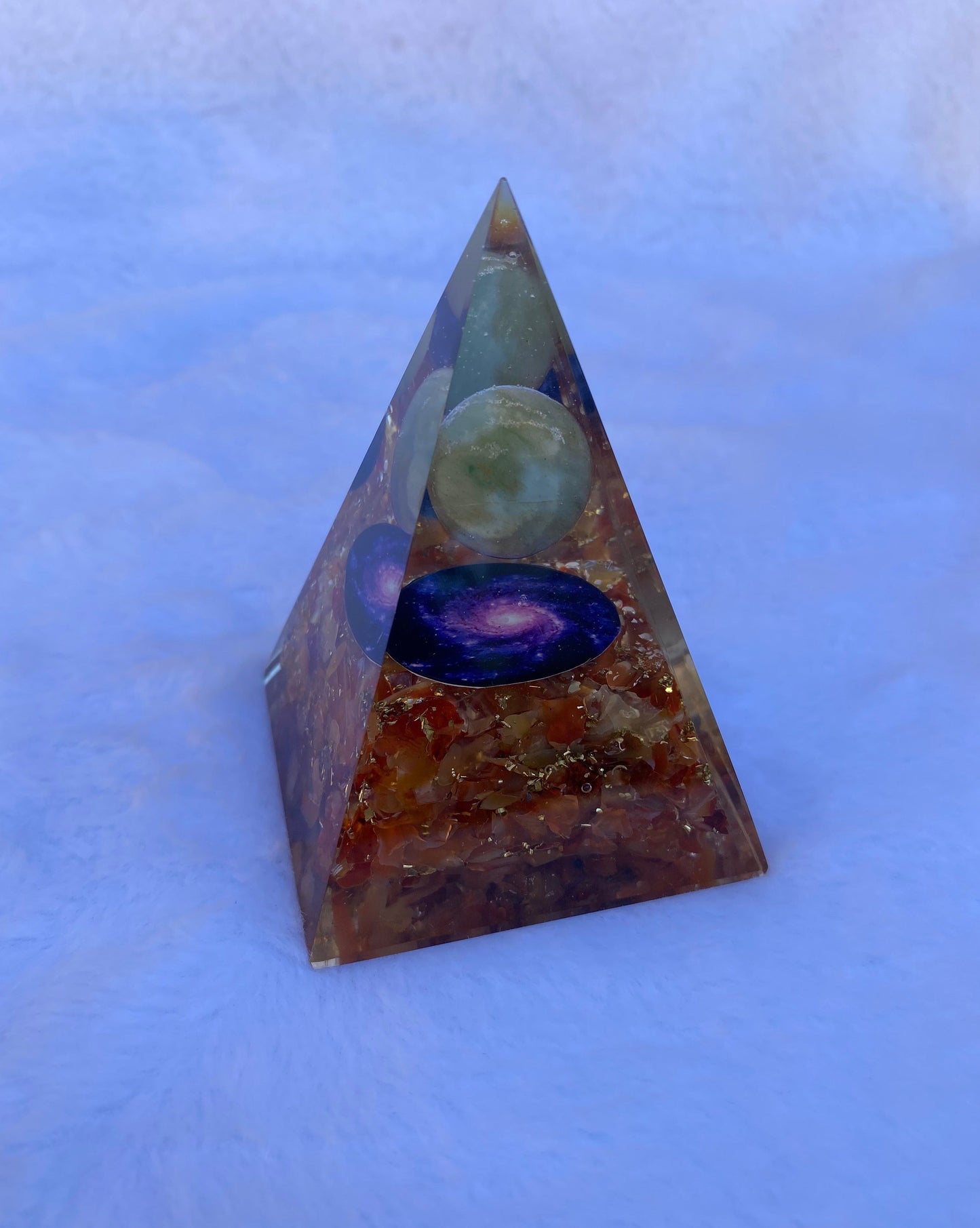 CARNELIAN AGATE ASTRONOMY ORGONITE