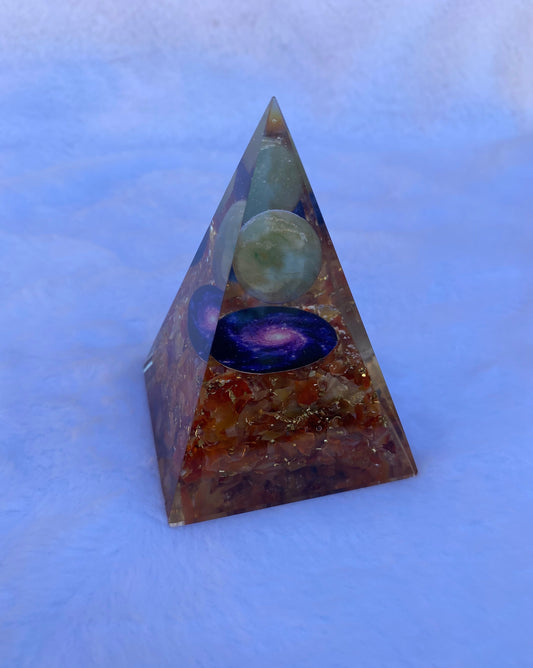 CARNELIAN AGATE ASTRONOMY ORGONITE